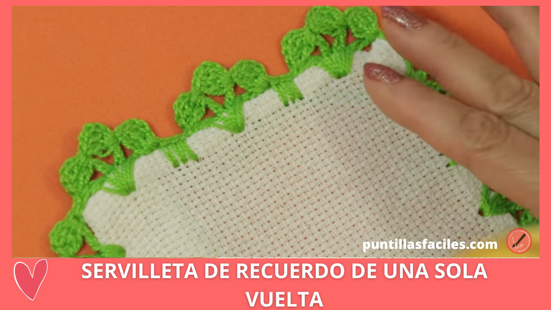 SERVILLETA DE RECUERDO DE UNA SOLA VUELTA