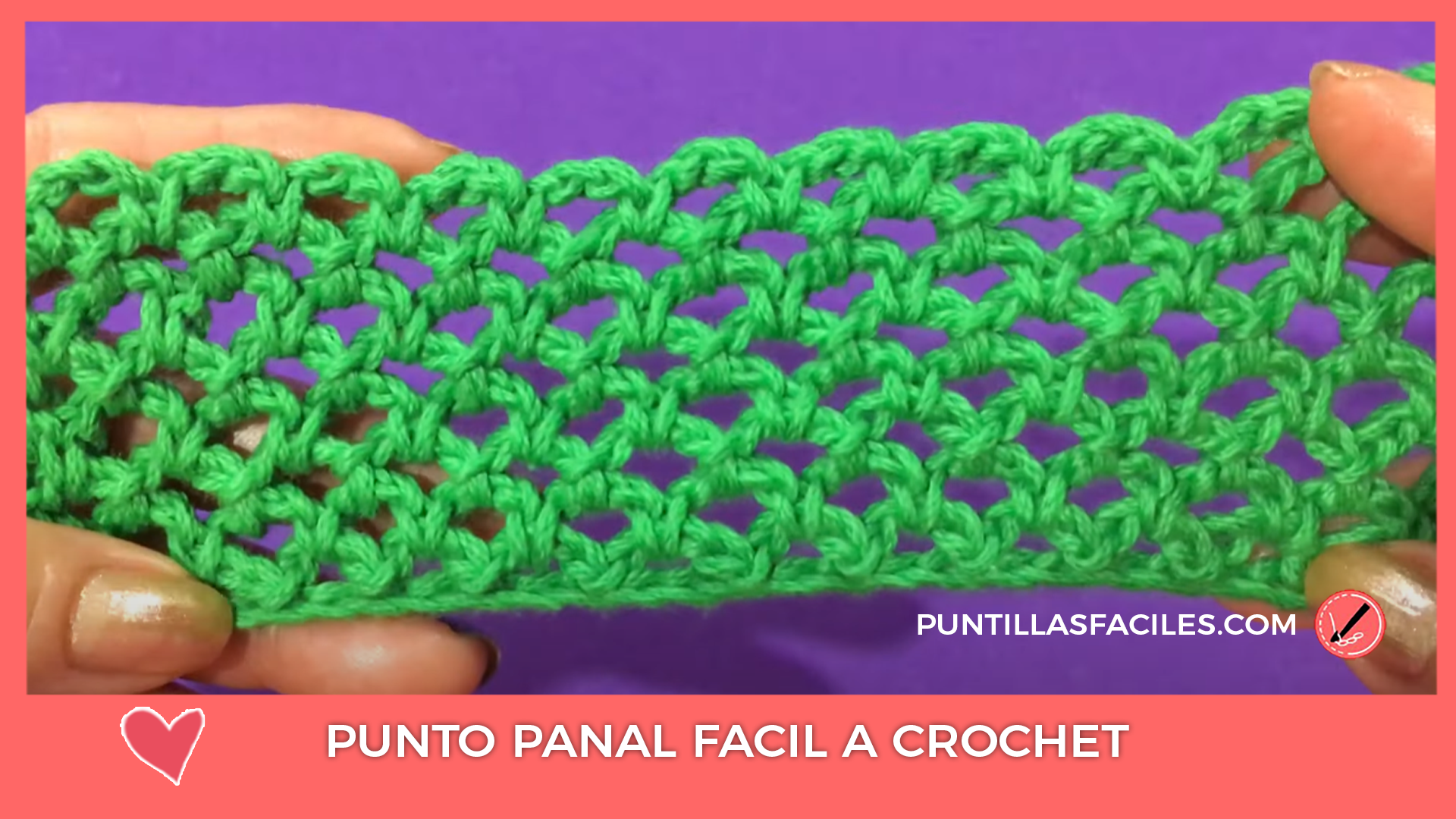 PUNTO PANAL FACIL A CROCHET