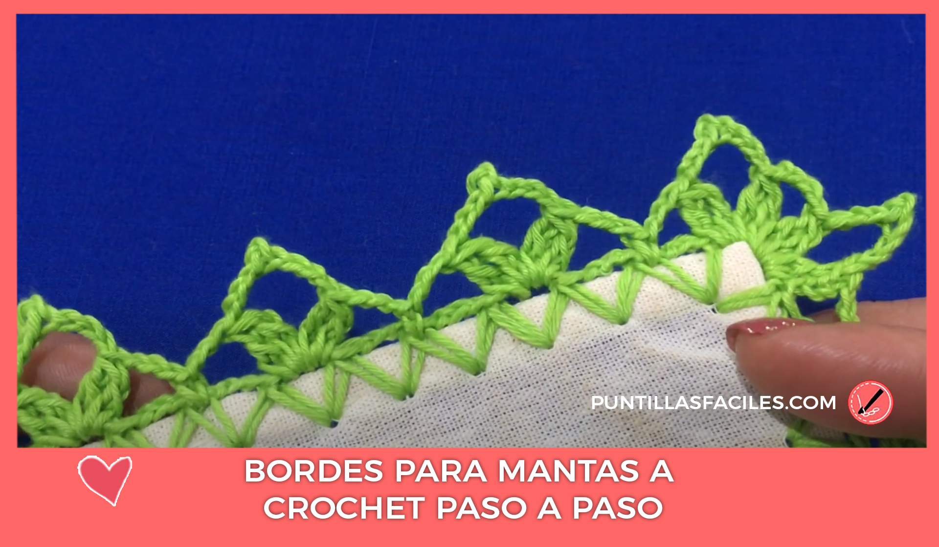 Bordes para mantas a crochet paso a paso