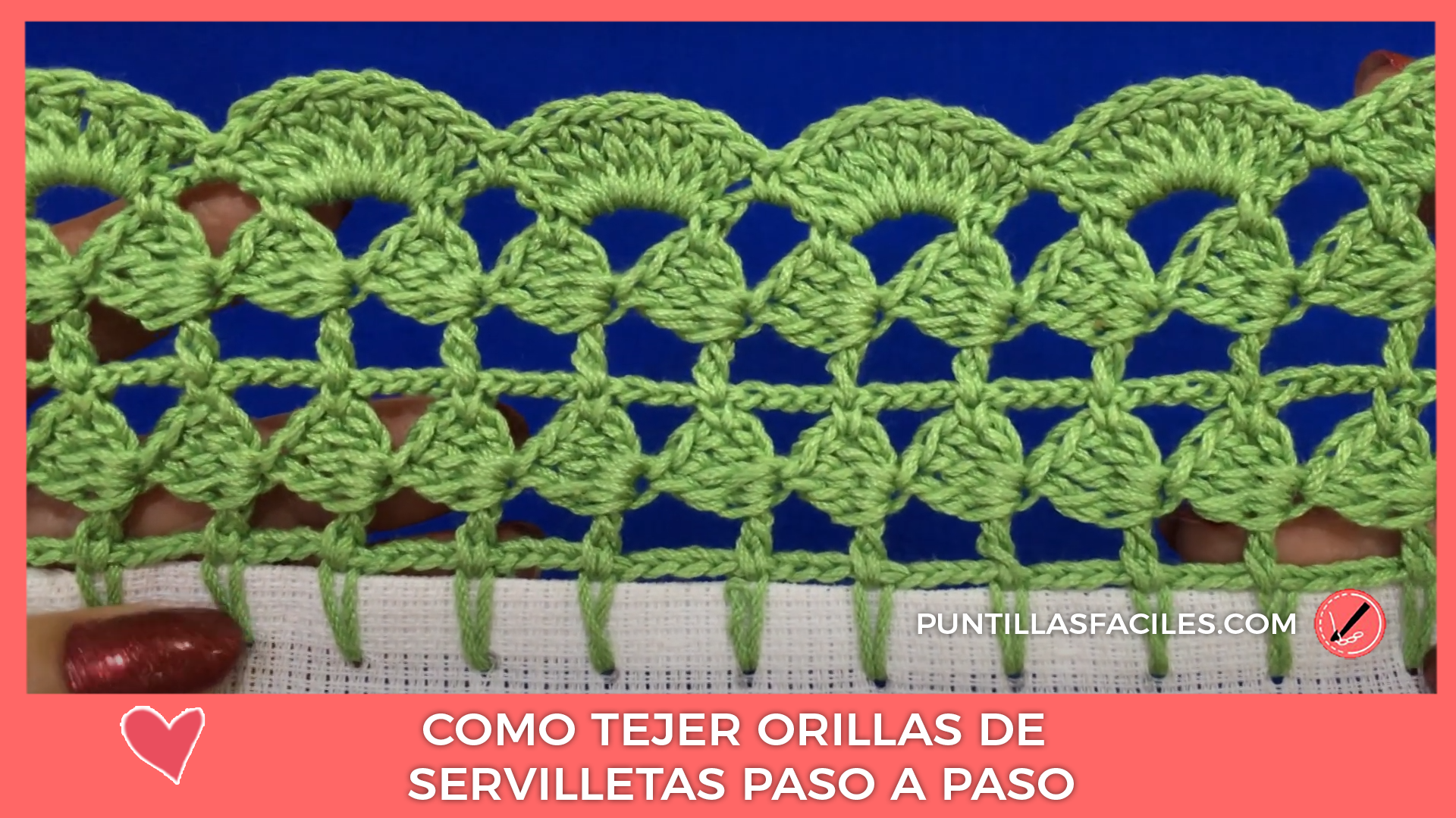 Tejido a crochet de toalla
