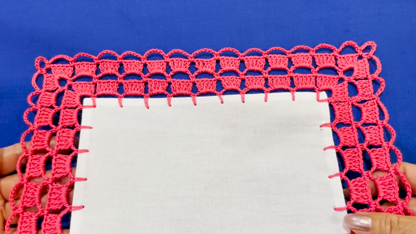 Puntilla Fácil y Bonita para Mantelitos y Fiestas