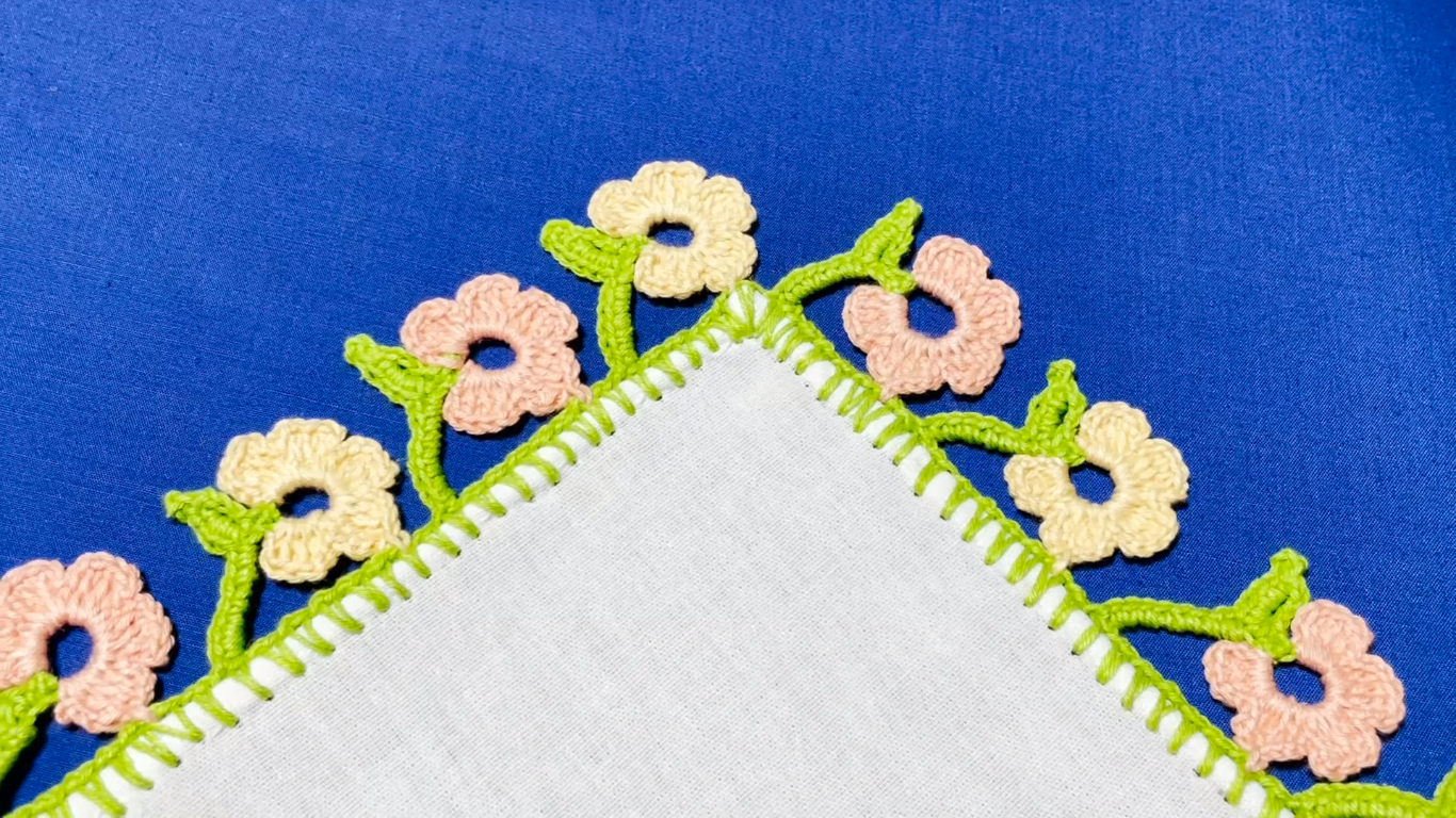 Puntilla de Flores para Decorar