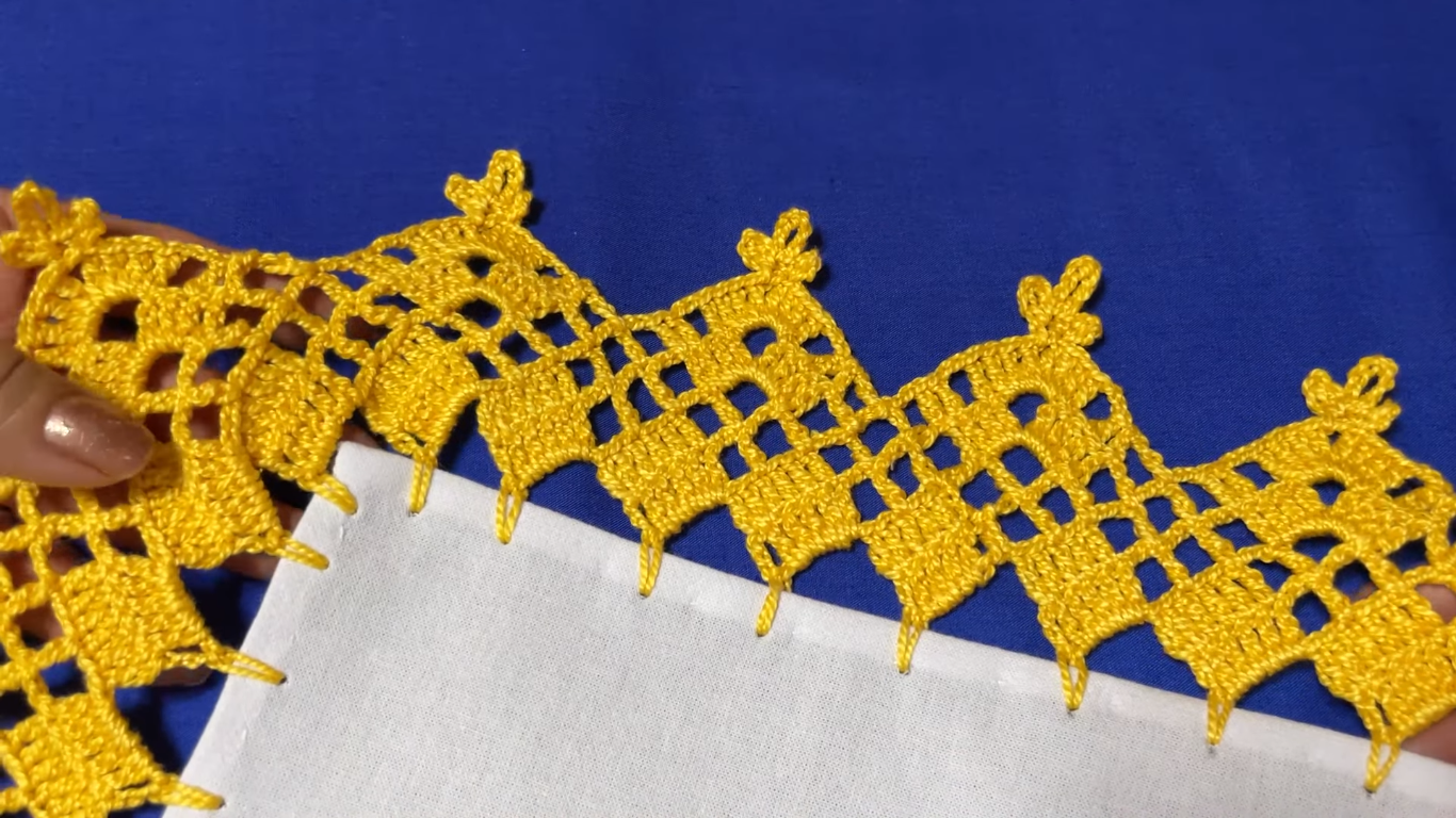 Tutorial de Puntilla Tejida Elegante y Fácil para Proyectos Variados