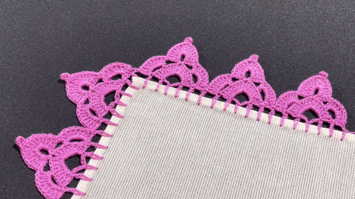 Hermosa Fácil Puntilla de Una Sola Vuelta