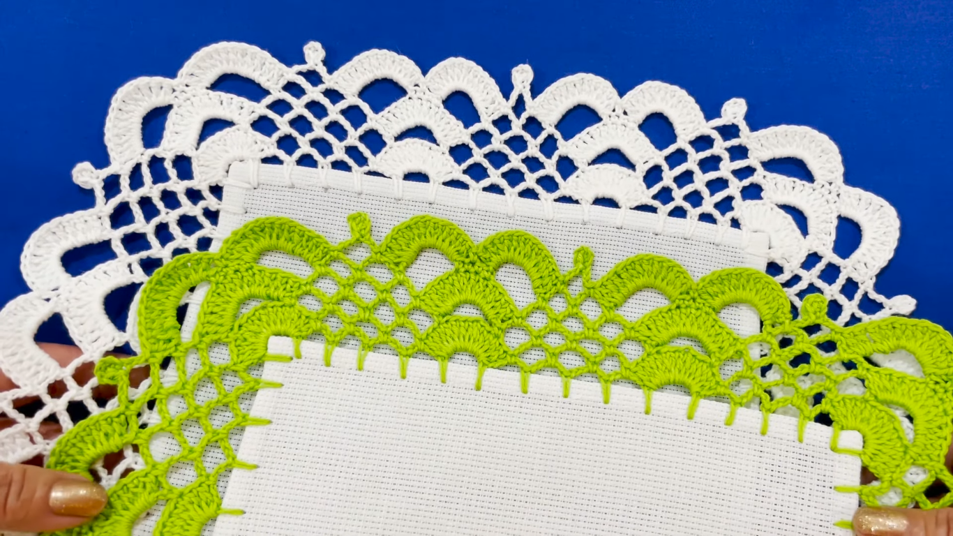 Hermosas Orillas Tejidas con Detalles Especiales