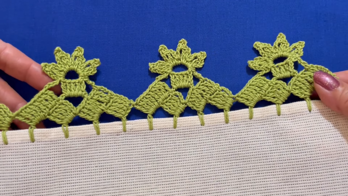 Orilla Para Mantelitos de Recuerdo Paso a Paso