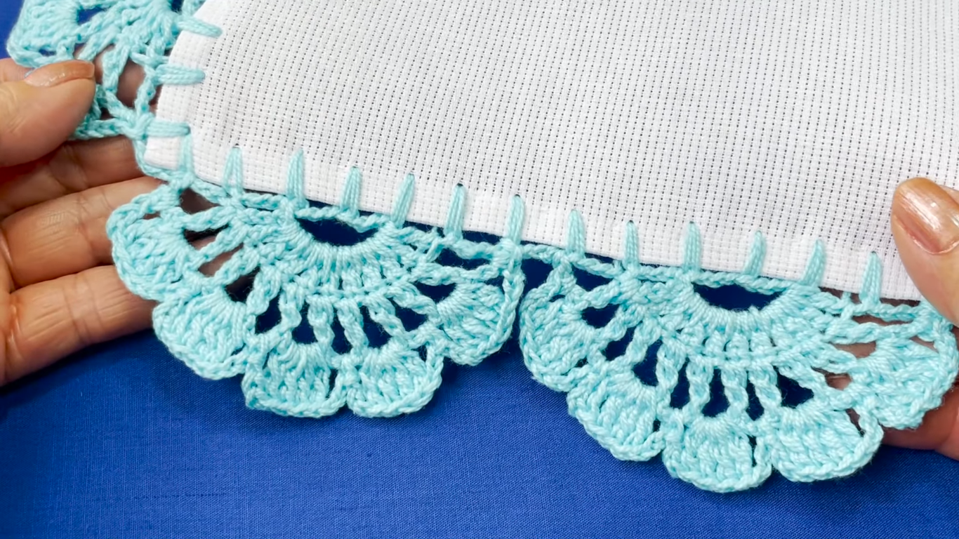 Puntilla de Flores Paso a Paso para Tejer una Encantadora Decoración