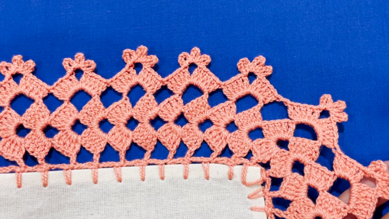 Sencilla y Fácil Crea una Puntilla a Crochet