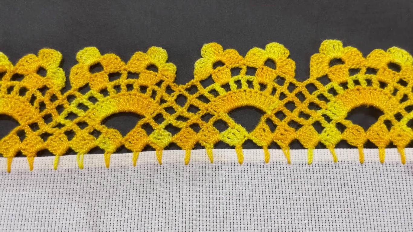 Espectacular Puntilla de Flores de Una Vuelta Bonita