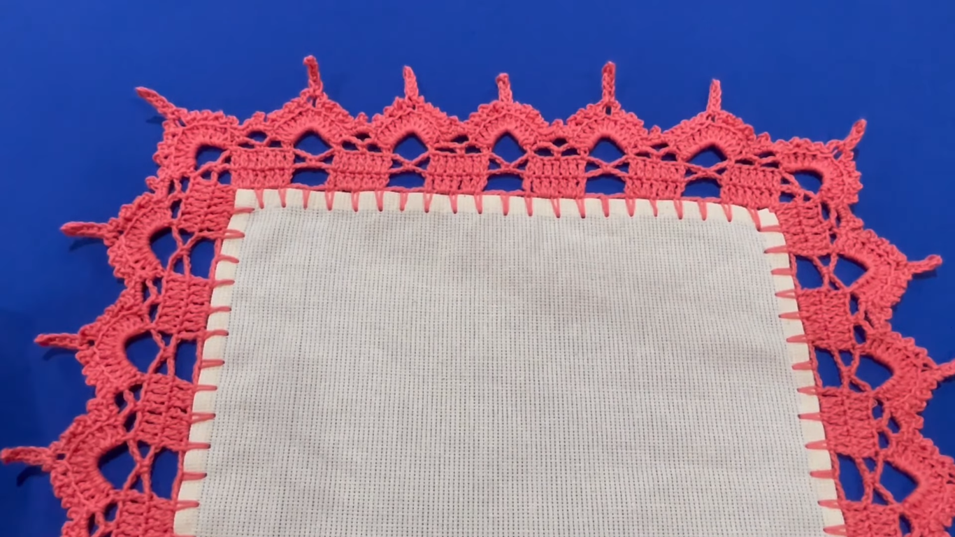 Excelente Puntilla Tejida a Crochet de Vueltas