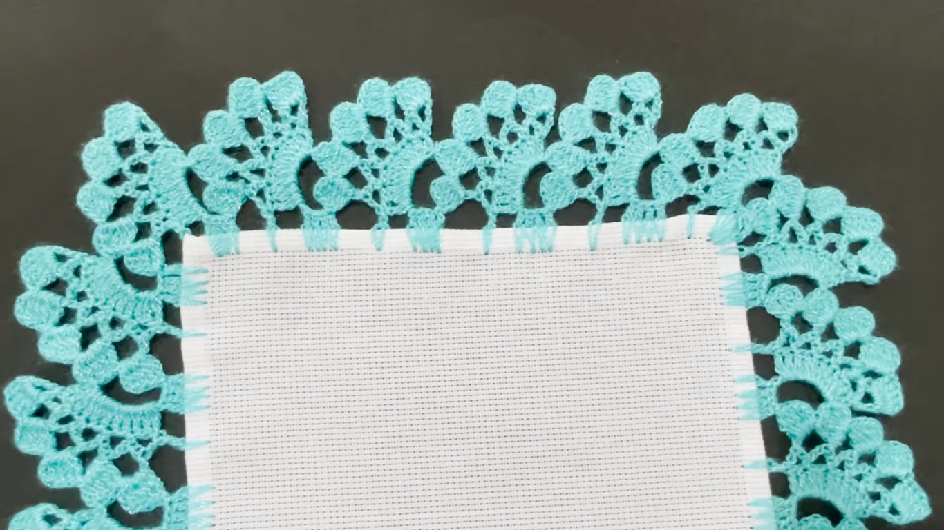 Increíble Puntilla a Crochet Una Sola Vuelta