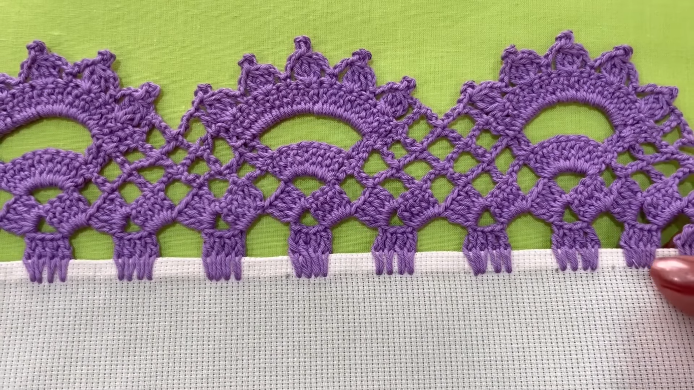 Nueva Orilla de Flores Grande Para Mantel