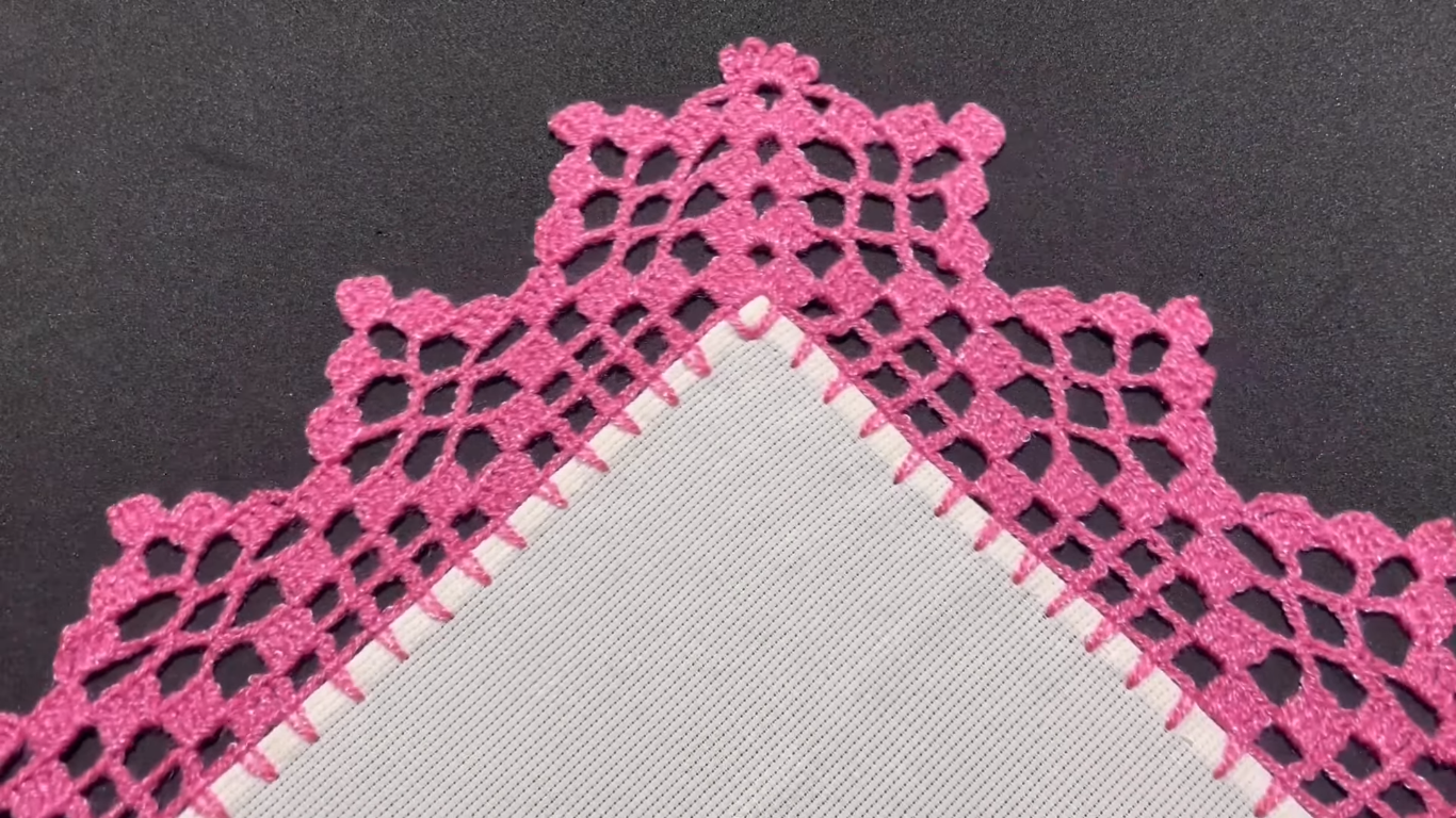 Nueva Puntilla de Vuelta y Vuelta Para Servilletas