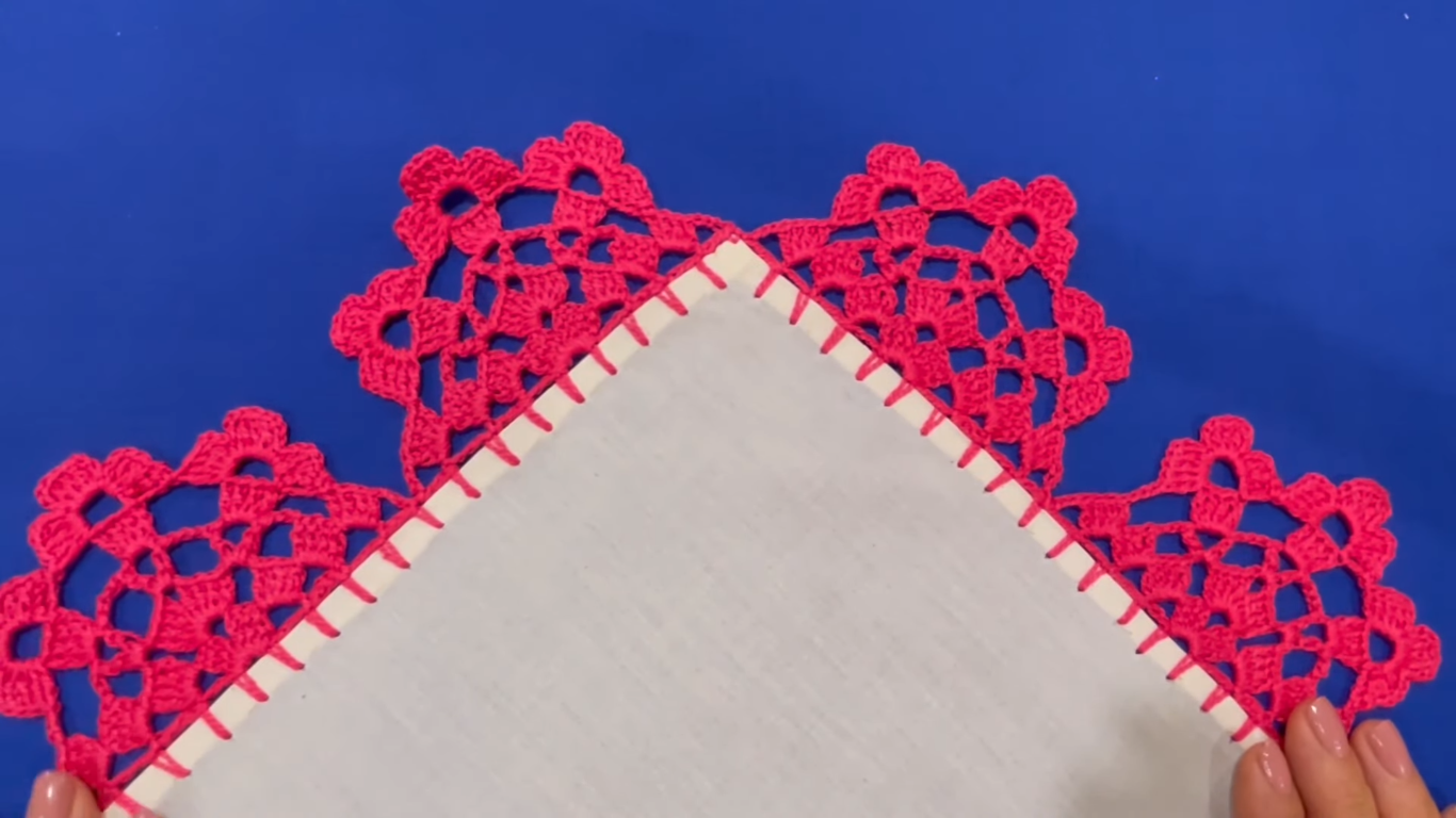 Tutorial de Puntilla Flores Tejidas con Facilidad