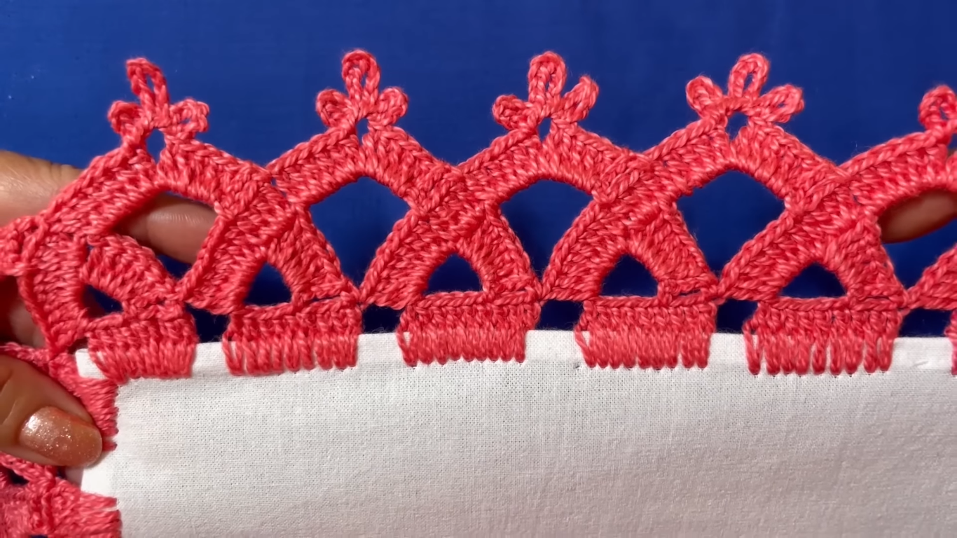 Nueva Bonita Puntilla de Una Sola Vuelta