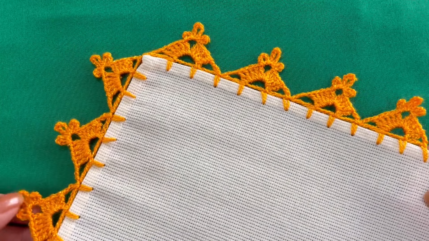 Puntilla Delicada para Servilletas Tutorial Fácil y Bonito