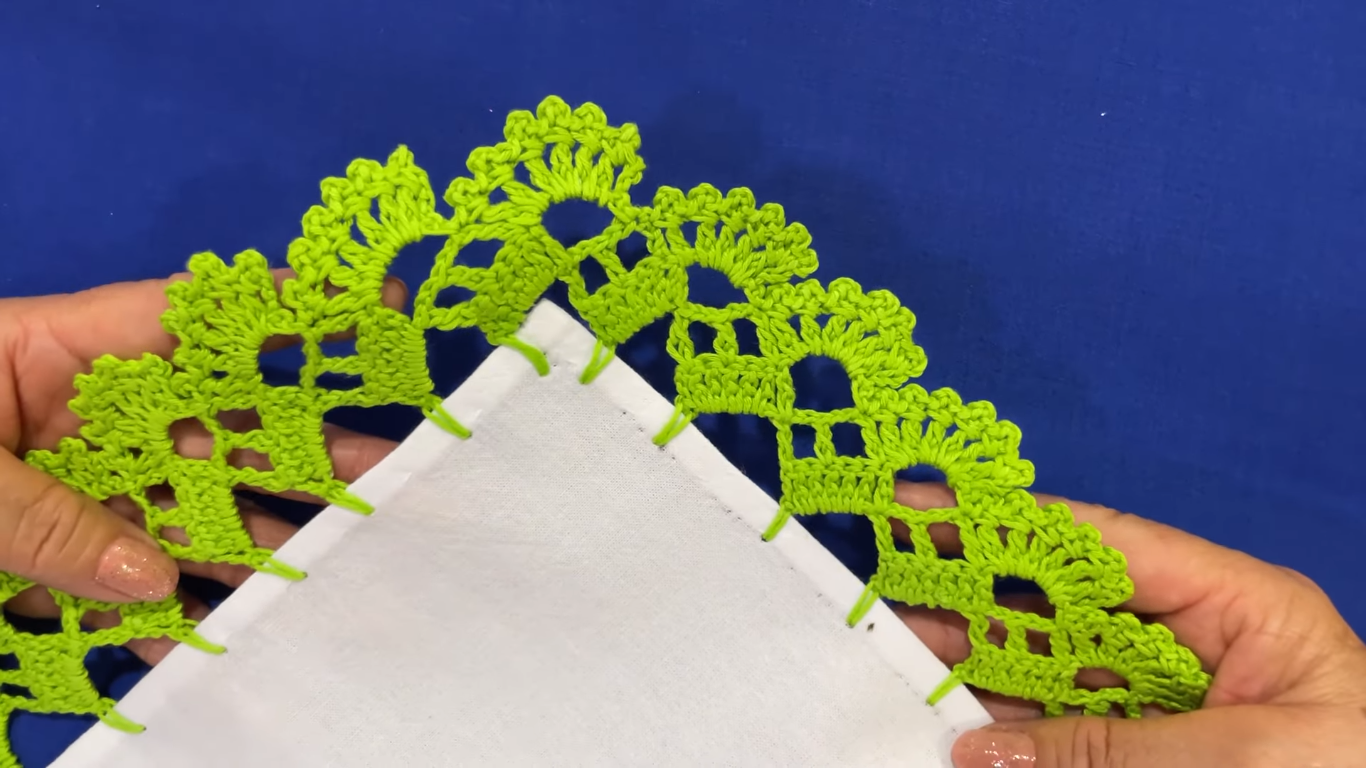 Puntilla de Crochet para Servilletas y Mantelitos