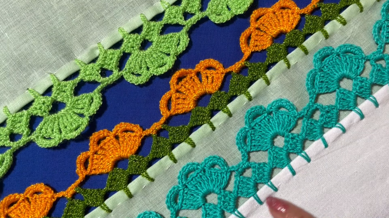 Tejiendo Flores Hermosas en Dos Vueltas