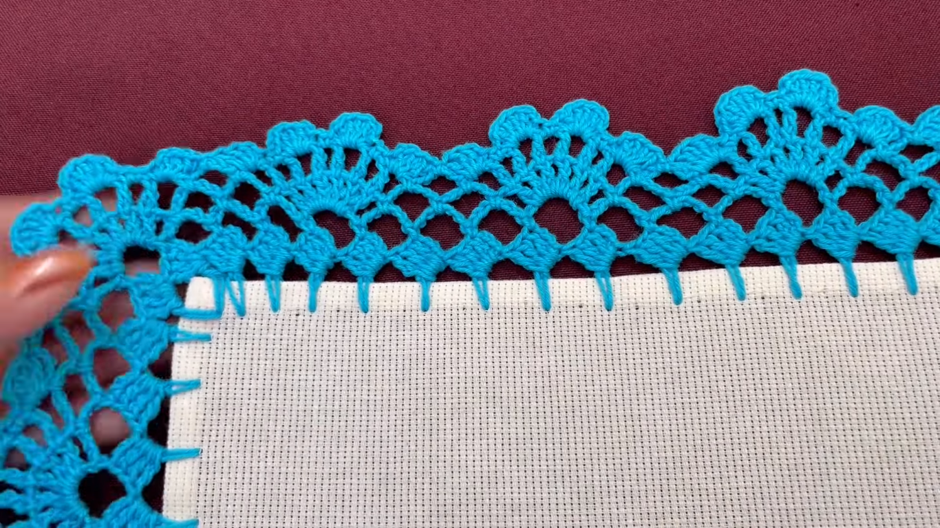 Puntada Floral Orilla Fácil y Elegante