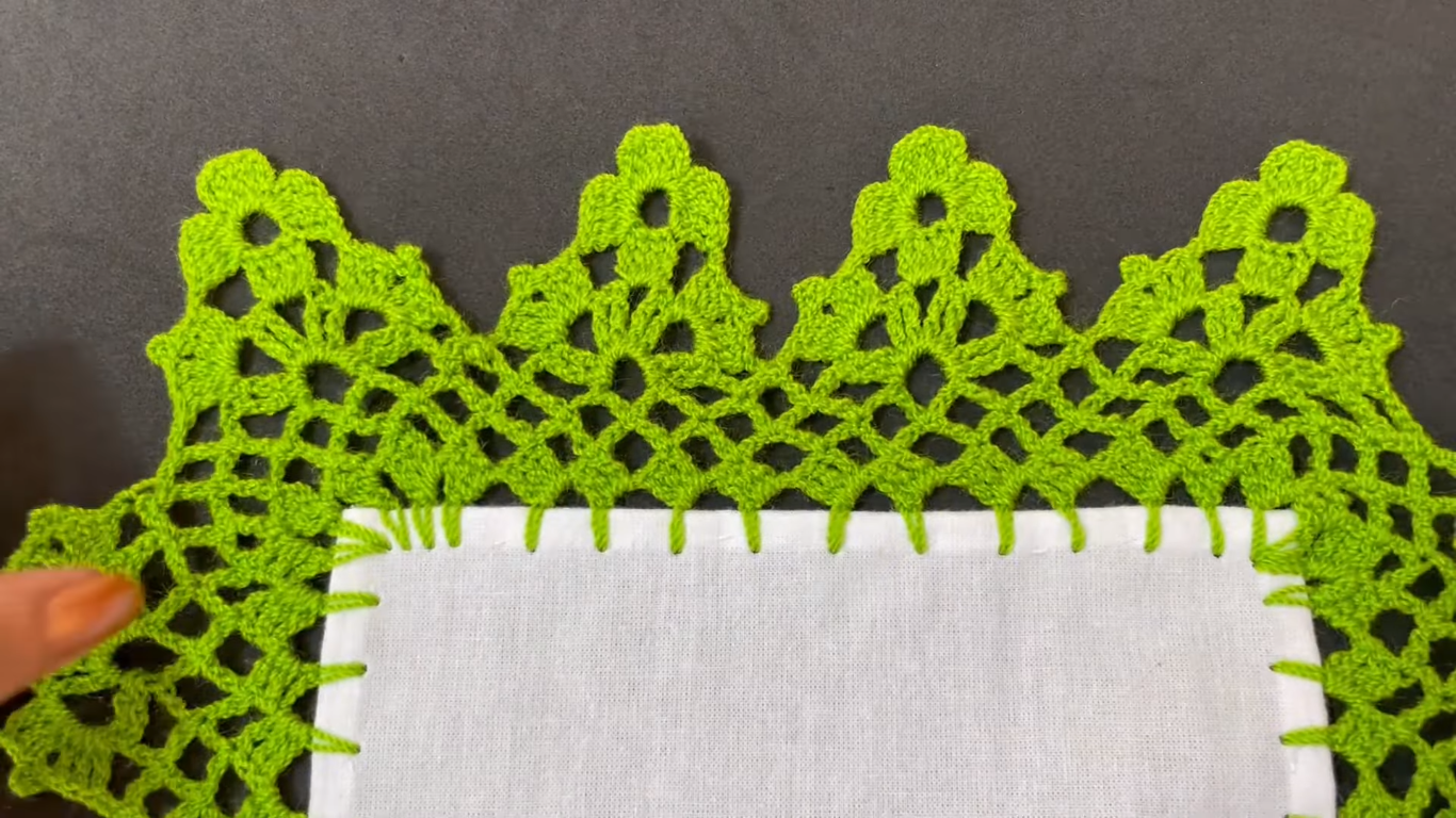 Puntilla de Flor y Abanico Tutorial Rápido y Elegante