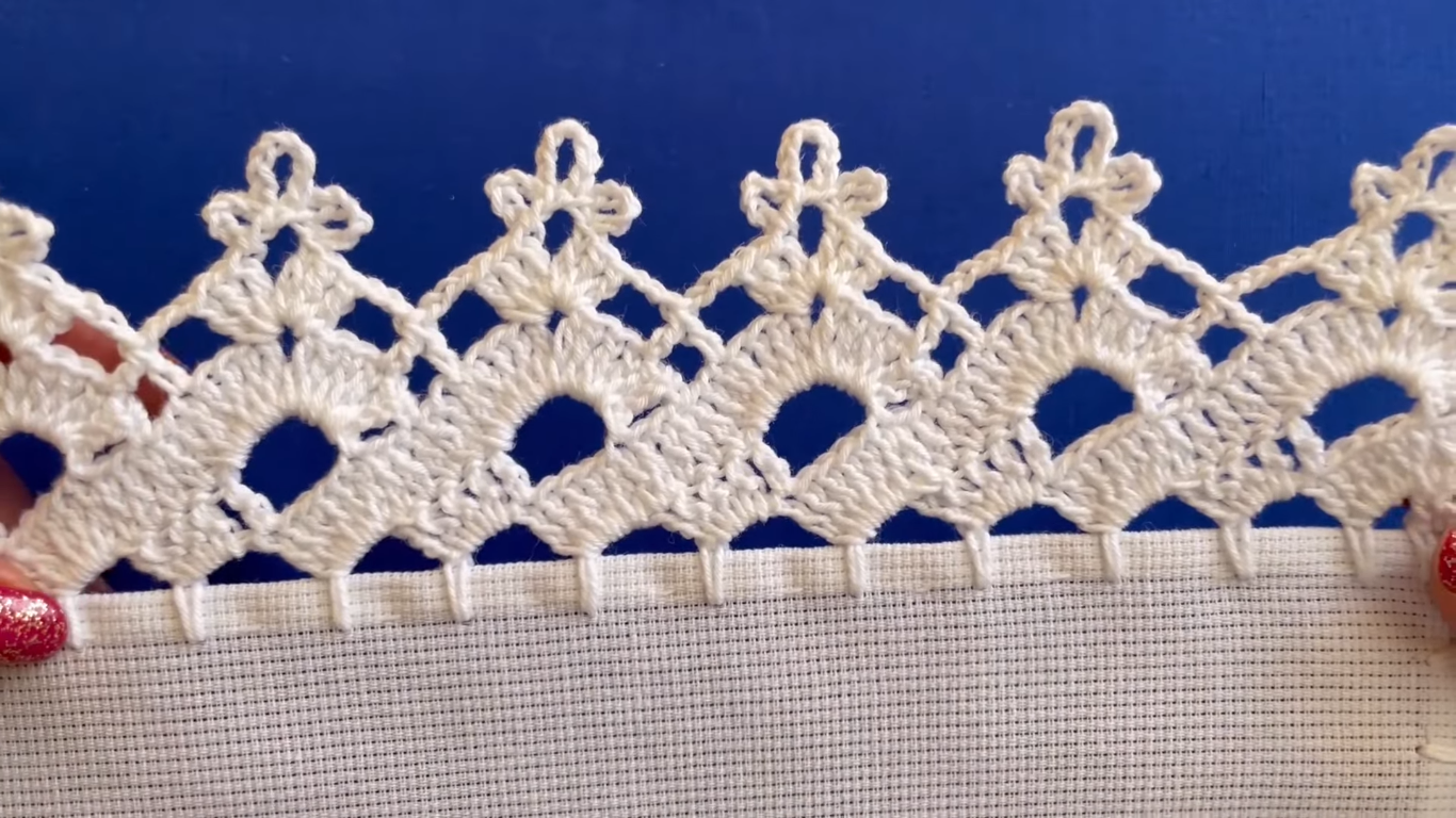 Puntilla de Dos Vueltas Muy Linda Fácil y Rápida