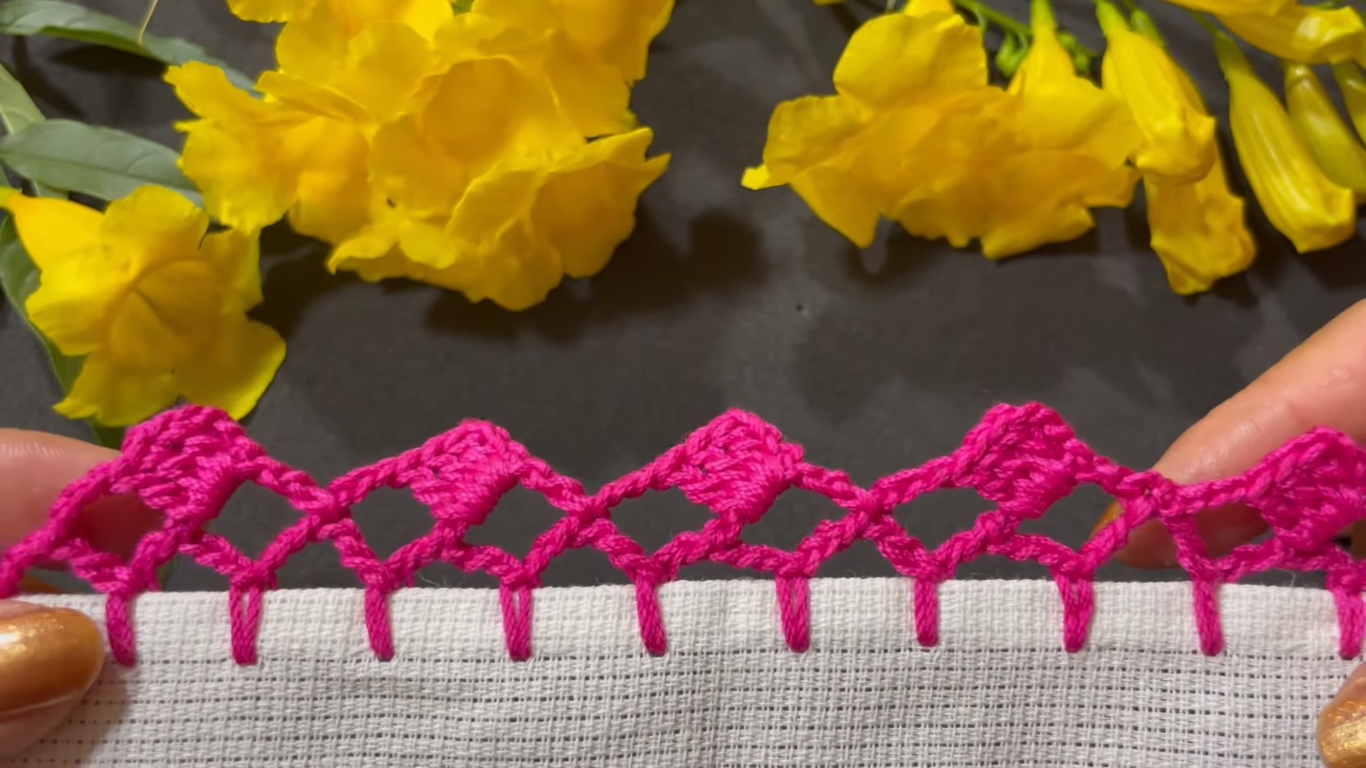 Puntilla Para Servilletas Con un Toque Delicado