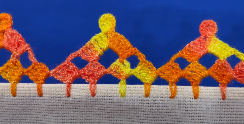 Cómo Tejer una Hermosa Puntilla para Servilletas y Manteles #395