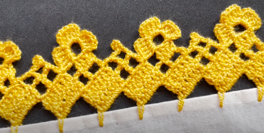 Cómo Tejer una Puntilla de Una Sola Vuelta: Rápida y Hermosa