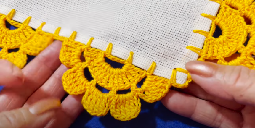 Cómo Tejer una Puntilla de Flores Paso a Paso